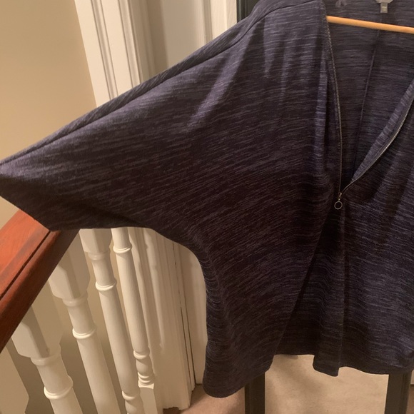 Denver Hayes Blue 1/2 Zip sweater - Picture 4 of 4